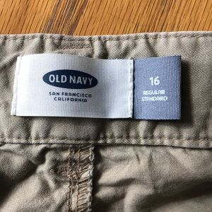Old Navy khaki shorts
